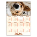 Jednolisni kalendar sa fotografijom ljubimca