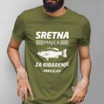 Personalizirana sretna majica za ribarenje