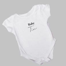 Personalizirani body za bebe - minimalistički dizajn