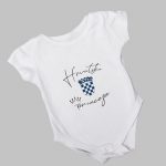 Personalizirani body za djevojčice - Hrvatska princeza