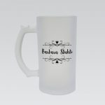 Personalizirana staklena pivska krigla za kraljice