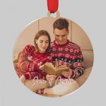 Personalizirani ukras za jelku s fotografijom po izboru