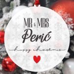 Personalizirani ukras za bor - Mr & Mrs