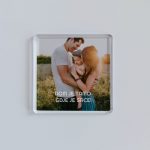 Personalizirani fotomagnet s tekstom i fotografijom po izboru