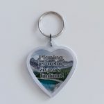 Personalizirani privjesak u obliku srca za planinare ili planinarke