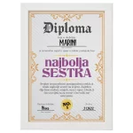 Diploma za najbolju sestru