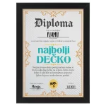 Diploma za najboljeg dečka