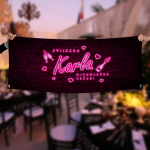 Personalizirani banner za djevojačku večer