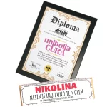 POKLON PAKET Za Valentinovo Čokolada i diploma