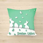 Jastučić Sretan Uskrs