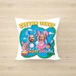 Personalizirani jastučić za obitelj Uskrs