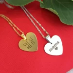 Personalizirani lančić i privjesak Srce
