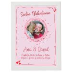 Okvir s fotografijom za Valentinovo