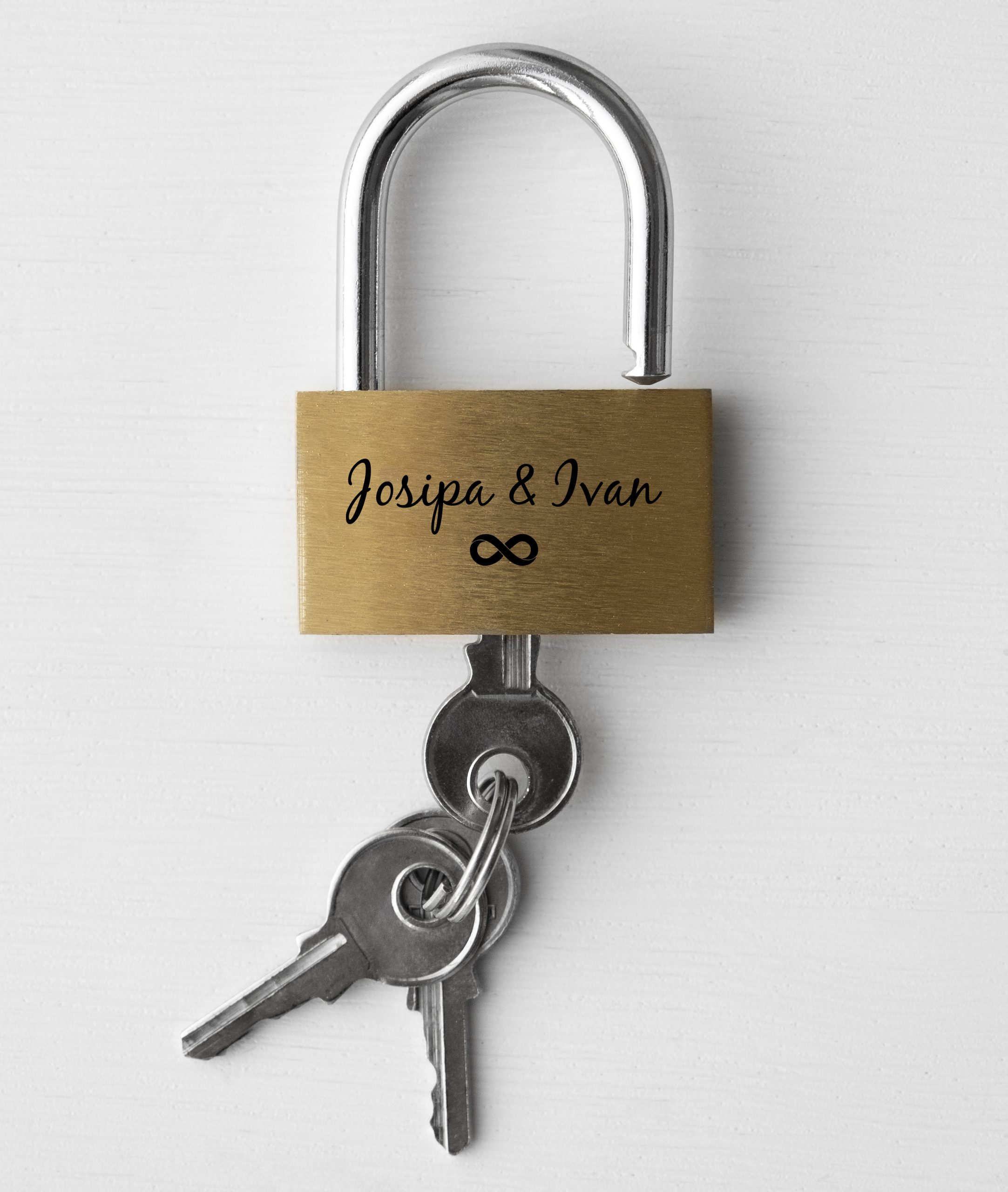 Personalizirani lokot za zaljubljene