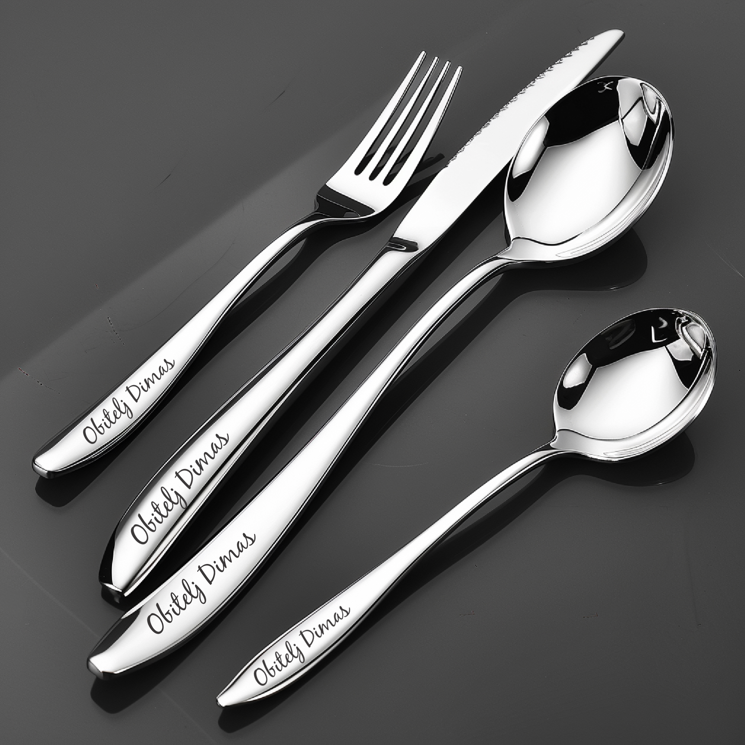 Personalizirani set pribora za jelo -24kom