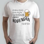 Majica - pijem pivo